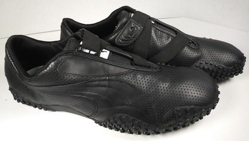 puma mostro perforated leather sneaker